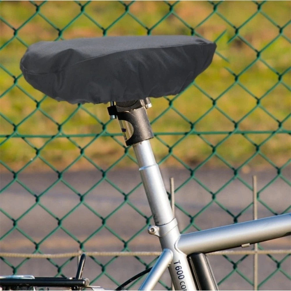 Waterproof Bicycle Seat Cover Oxford Fabric 26x25cm with Elastic Drawstring