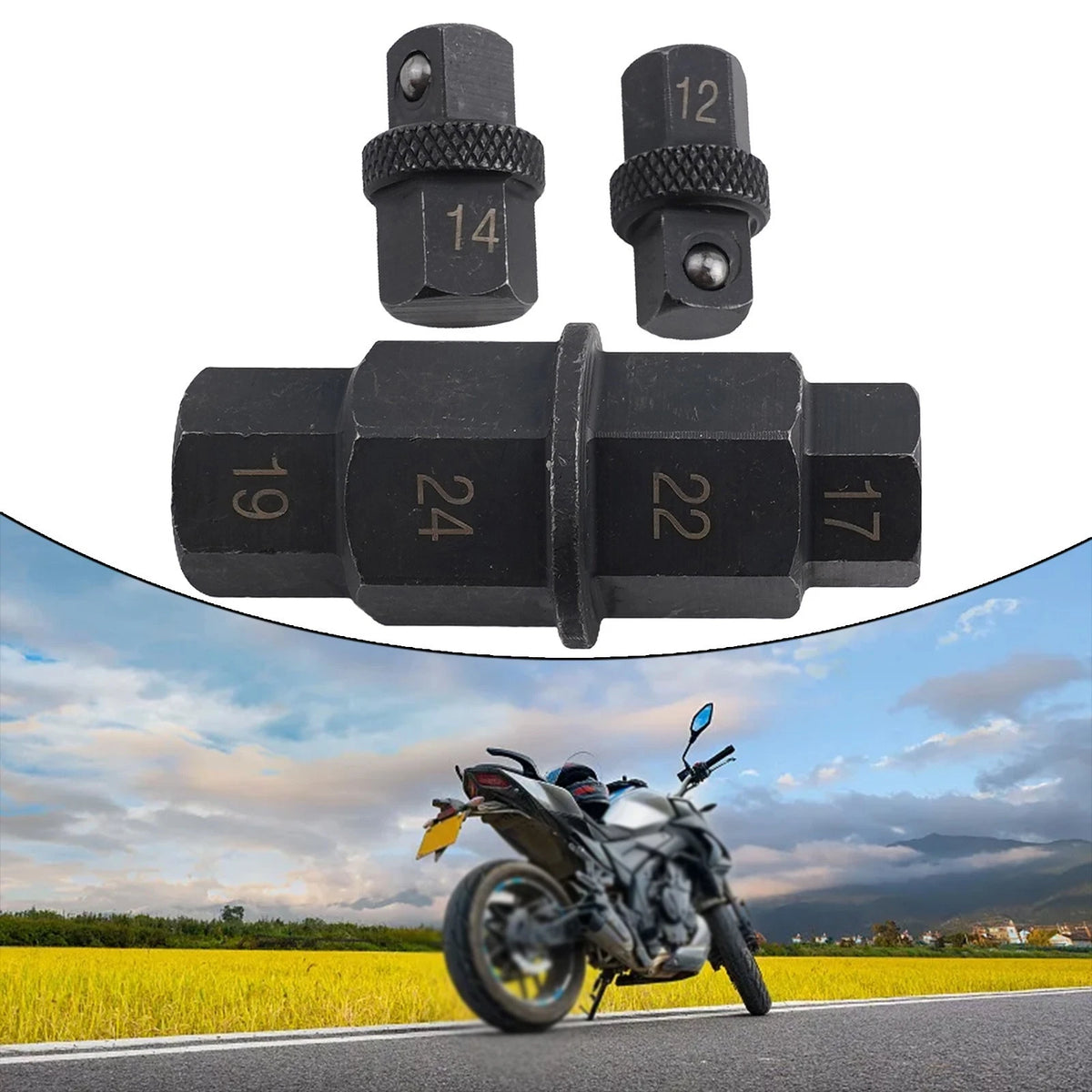 High Strength Motorcycle Wheel Axle Tool for Easy Tire Changes and Adjustments