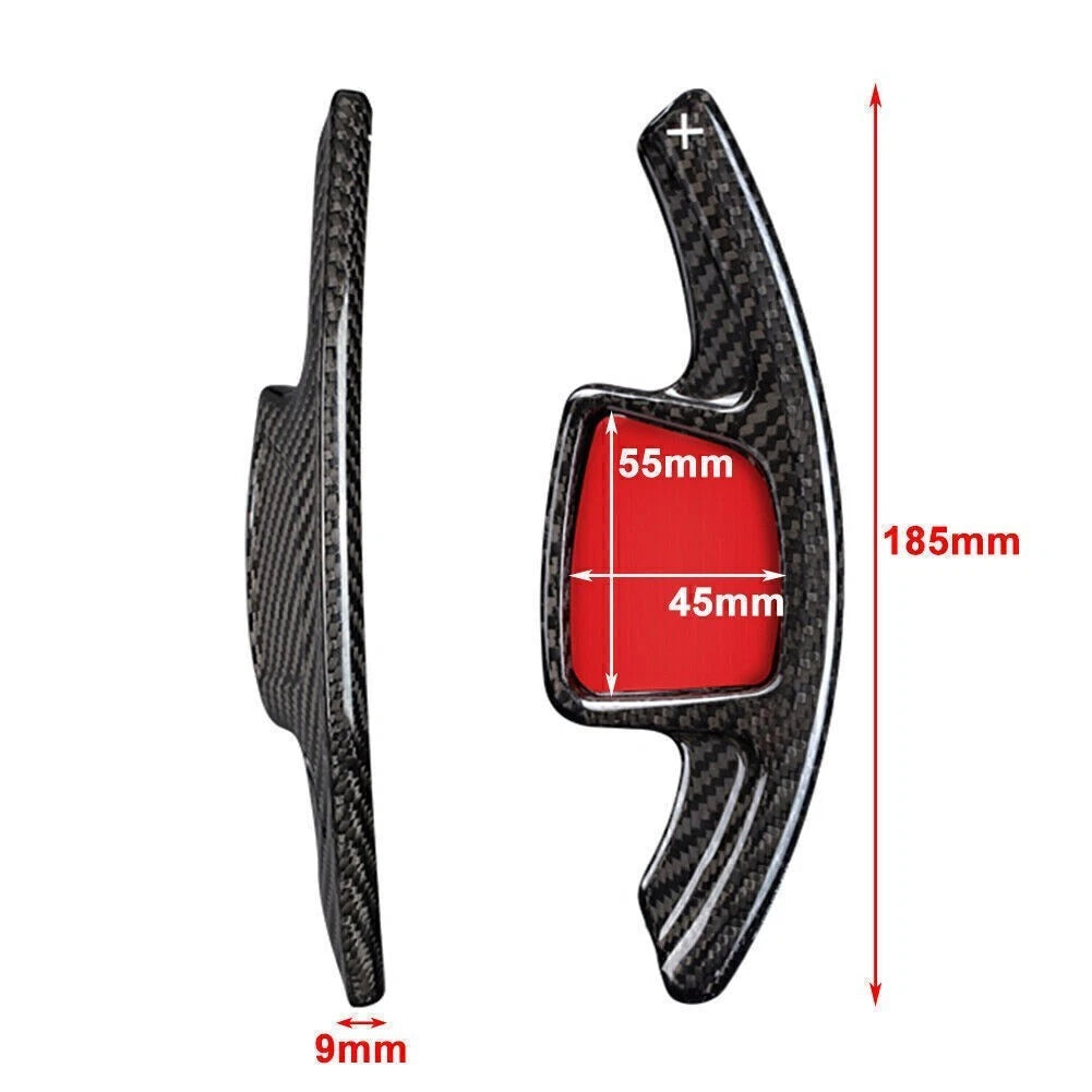 Steering Wheel Shift Paddle Shifter Extensions for Audi A3 A4 A5 A6 A7 S4 S5 (2010–2020)