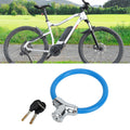 Portable Bike Lock Ring Cable 42cm Anti Theft for Universal Bicycle (All)