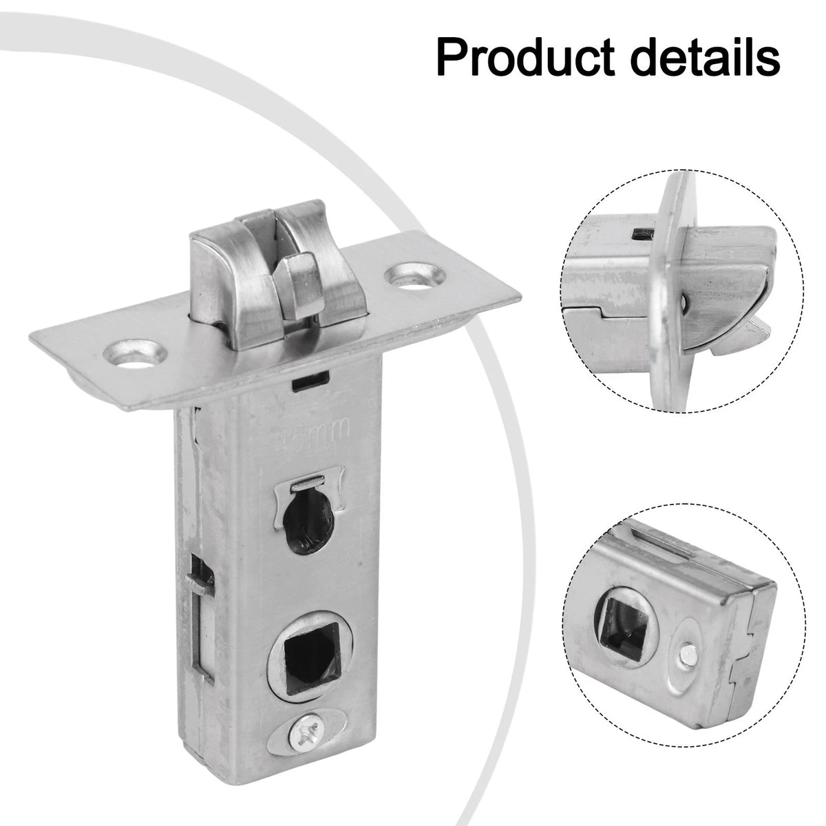 Internal Bolt Bathroom Door Lock for Home Use - Easy Installation, Silent Operation
