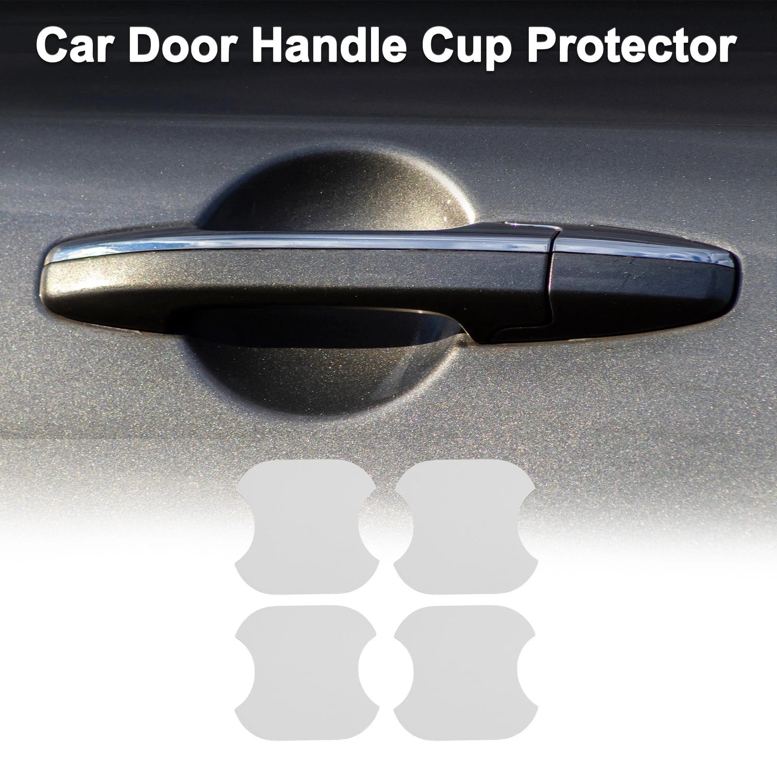 Car Door Handle Scratch Protector for Universal Vehicles (91x93mm)