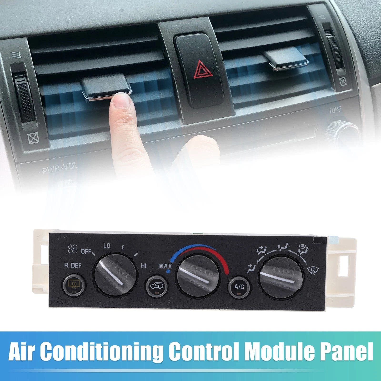A/C Heater Climate Control Panel Switch for Chevy C1500, Tahoe, GMC K1500 (1995–2000)