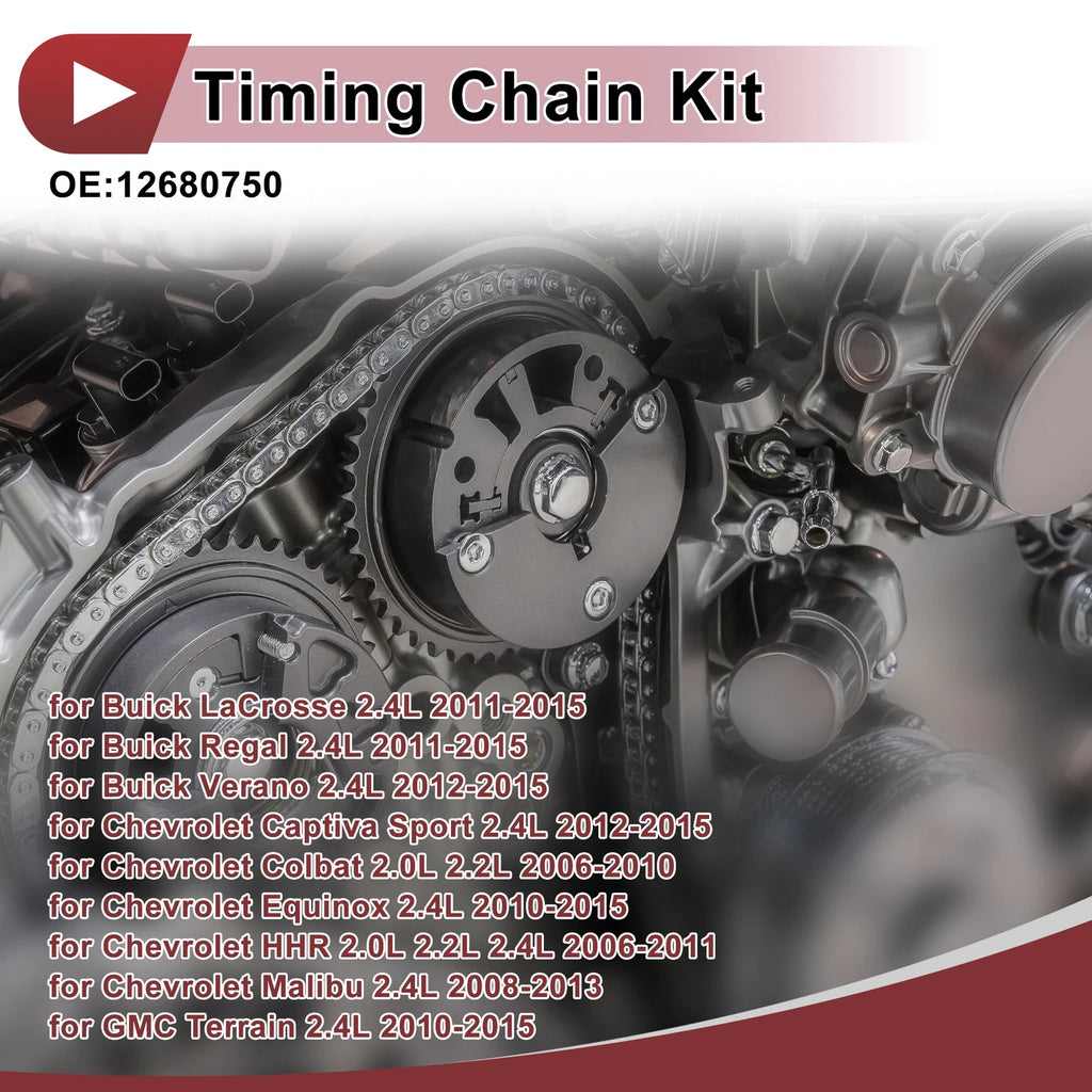 Timing Chain Kit OEM Replacement for Chevrolet Malibu Equinox (2010–2019)