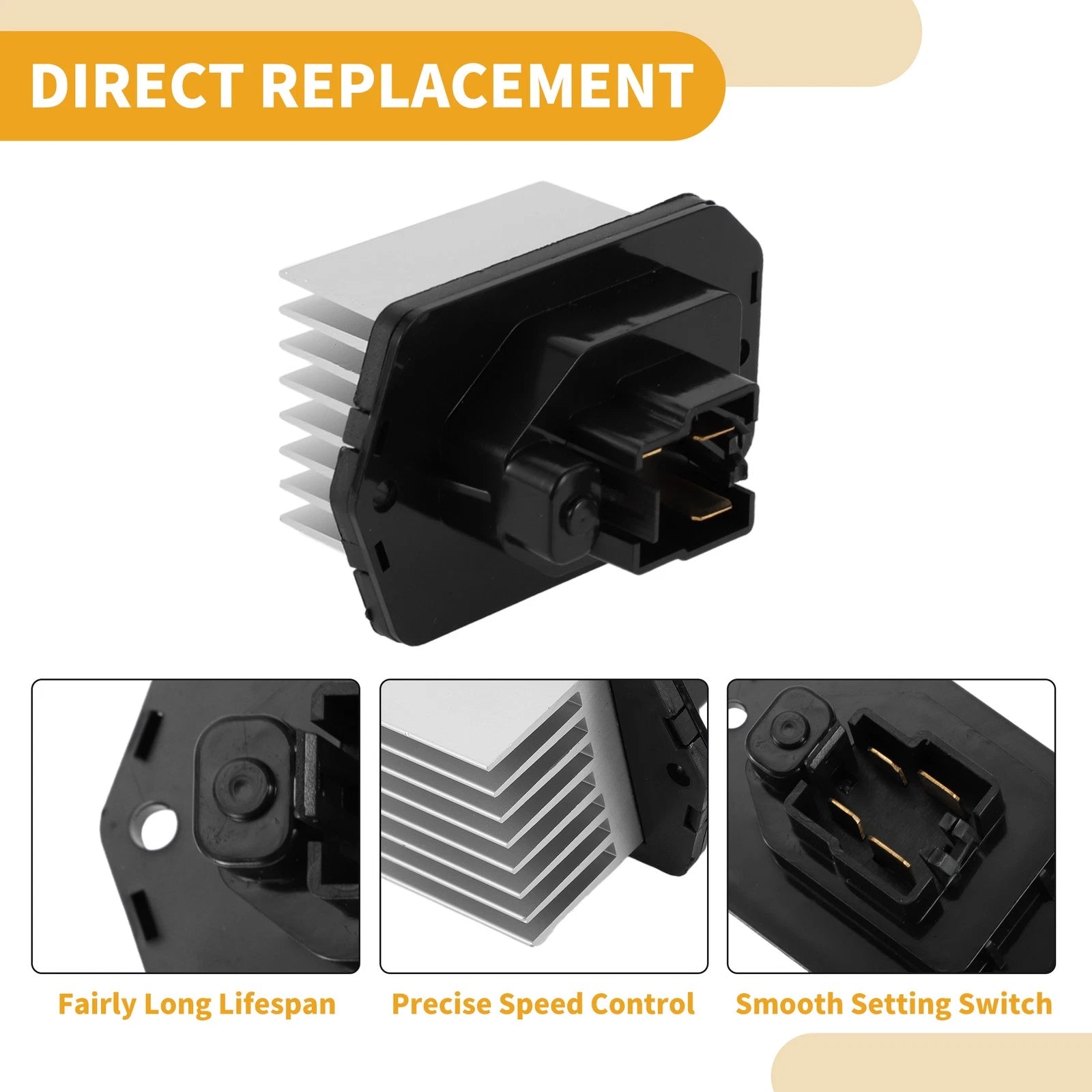 HVAC Blower Motor Resistor for Infiniti M37 (2011–2013) Replacement OEM