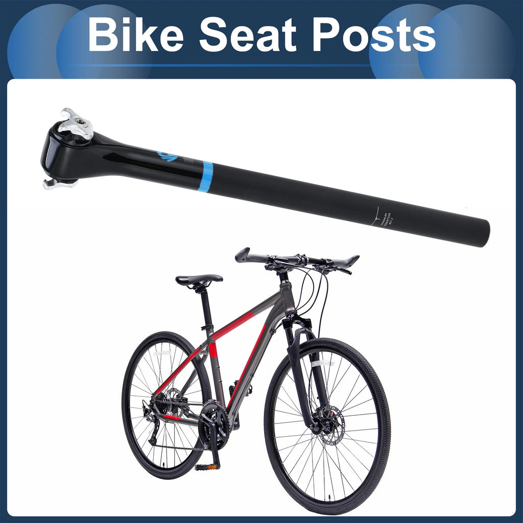 Seatpost Replacement 27.2x400mm 20 Degree Offset for Bike (2000–2025)