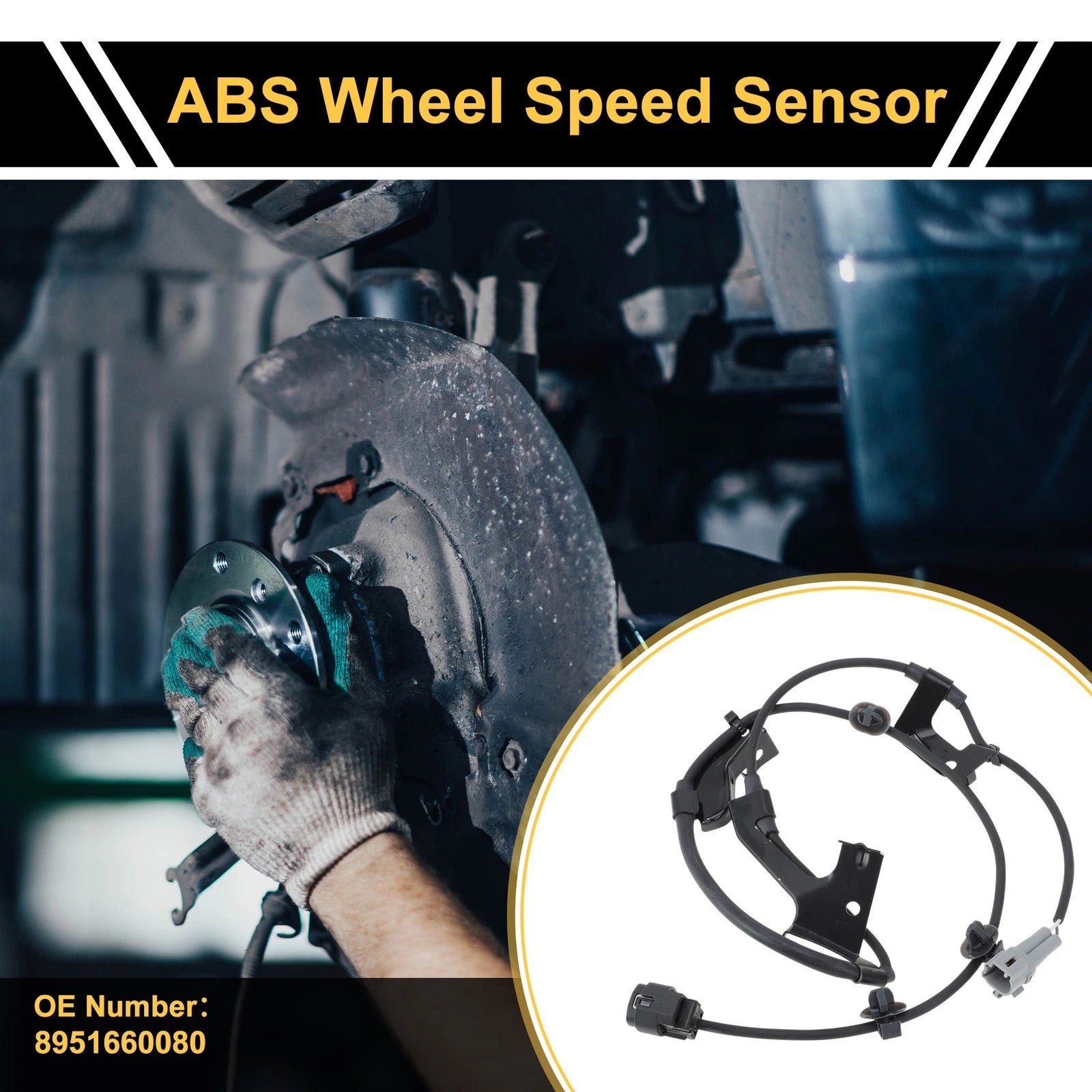 ABS Wheel Speed Sensor Replacement for Toyota FJ Cruiser Front Left (2007–2014)