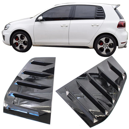 1 Pair Rear Door Window Triangle Trims for Volkswagen Golf 6 (2009–2013)
