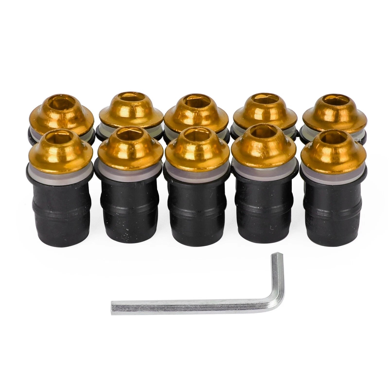10 Pack M5x16 Windshield Screen Screw Bolts for Motorcycle (All Years)