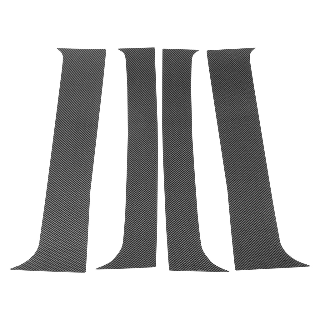 4PCS Door Pillar Window Trim Replacement for Chevy Silverado (2014–2018)