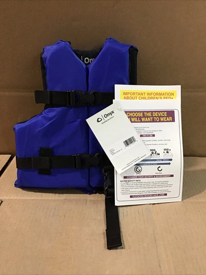 Onyx 103000-100-001-12 Life Jacket for Infant/Child