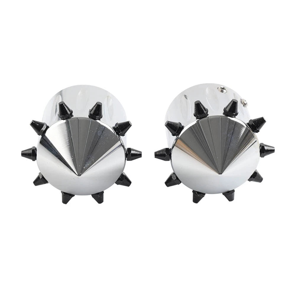 CNC Cut Front Axle Cap Nut Covers for Harley Touring Road King Street Glide
