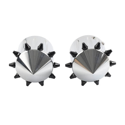 CNC Cut Front Axle Cap Nut Covers for Harley Touring Road King Street Glide