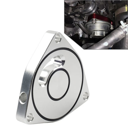 Turbo Drain Valve BOV Plate Spacer for Honda Civic (2015–2021) Silver