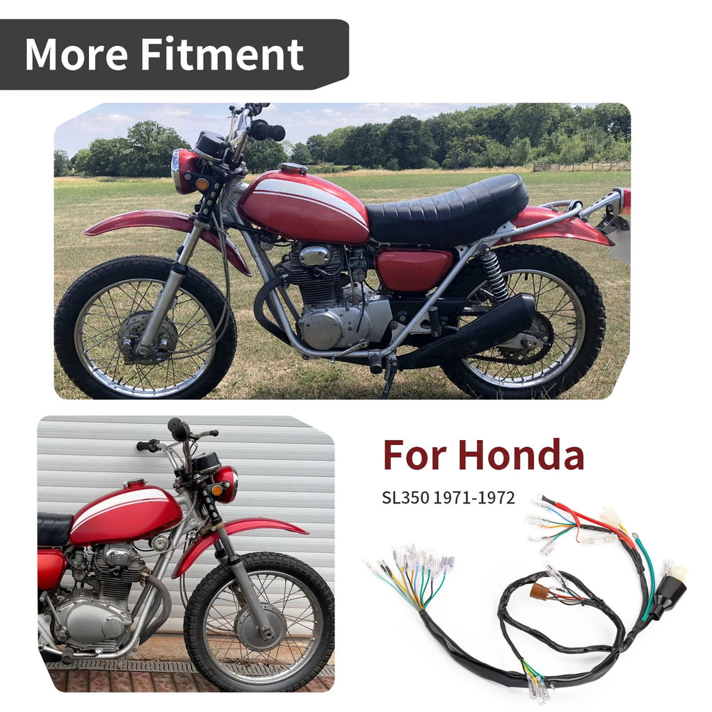 Wiring Harness 32100-340-000 for Honda SL350 Motosport 350 (1971–1972)