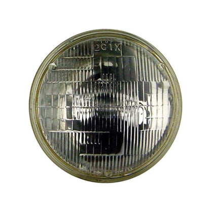 24V Sealed Beam Headlight 146mm (5 3/4") Round Glass - 60W High / 40W Low