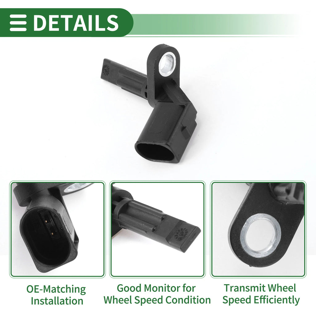 ABS Wheel Speed Sensor for Audi A4 A5 A6 A7 (2008–2017) 4E0927804D 4E0927804A