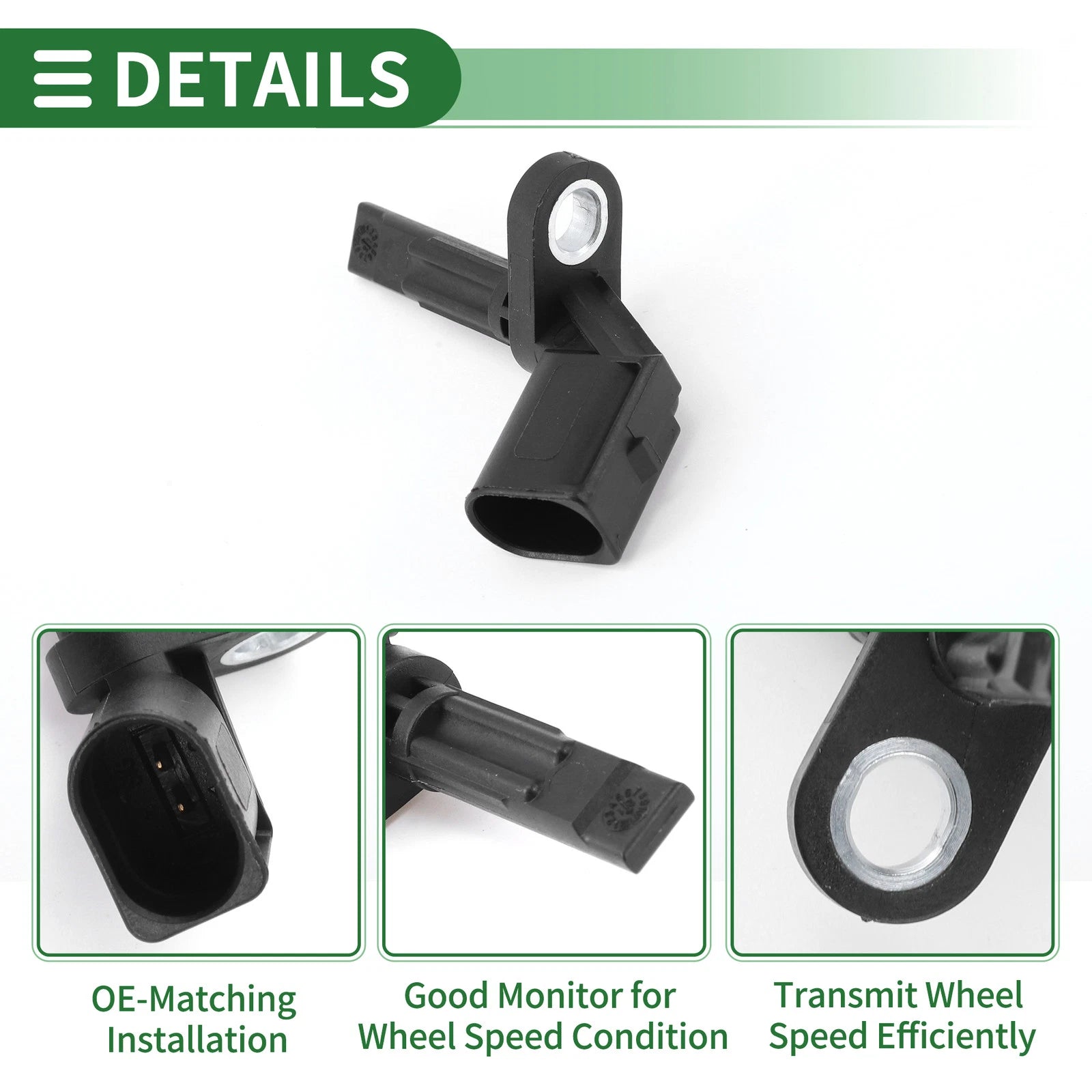 ABS Wheel Speed Sensor for Audi A4 A5 A6 A7 (2008–2017) 4E0927804D 4E0927804A