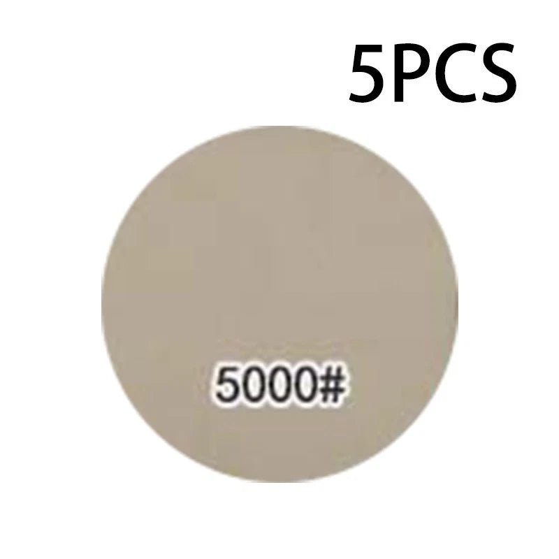 Set of 6 Waterproof Sanding Discs 800/1500/2000/2500/3000/5000 Grit