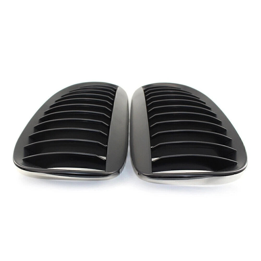 Front Bumper Upper Mesh Grille for BMW M6 E63 E64 (2006–2010) Matte Black