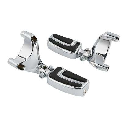 Chrome Footpeg Mounts for Harley Sportster XL 883 1200 (2004–2013)