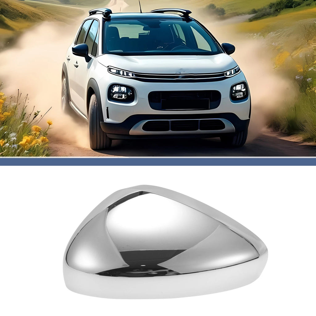 Chrome Mirror Cover Cap for Citroen C3 II (2010–2016)