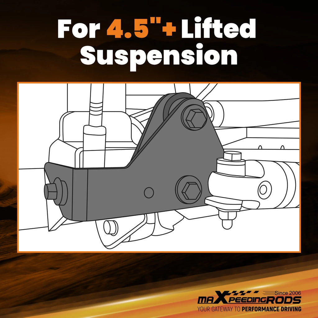 Front Control Arm Drop Bracket Kit for Jeep Cherokee XJ (1984–2001)