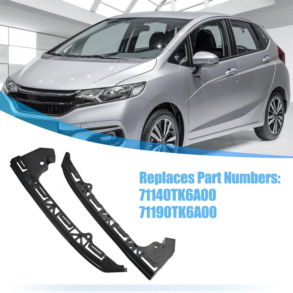 2X Front Bumper Bracket 71140TK6A00 for Honda Fit (2009–2014)