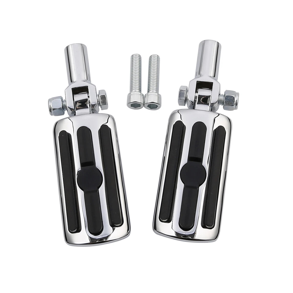 Chrome Passenger Footpeg Support Clevis Mount for Harley Softail Fat Boy (2000–2006)