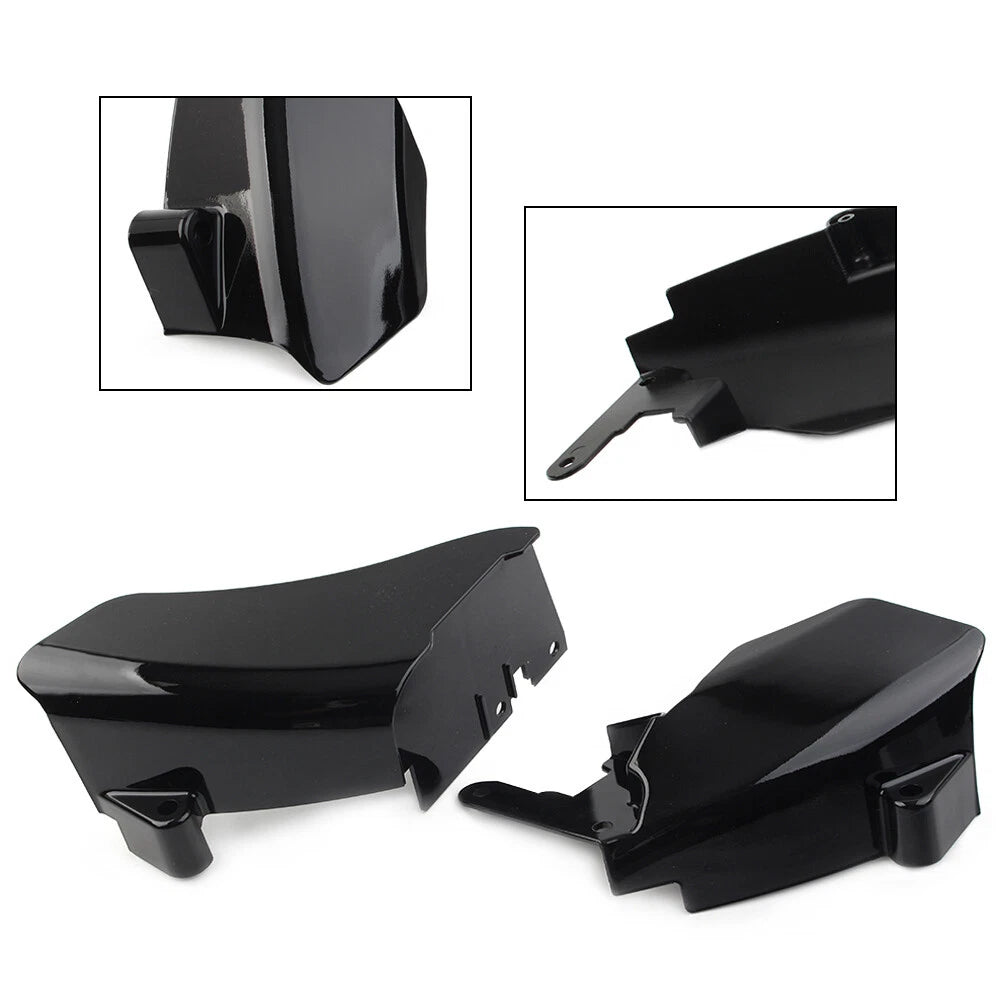 Mid Frame Air Deflector Trim Heat Shield Cover Kit for Harley Dyna (2006–2017)
