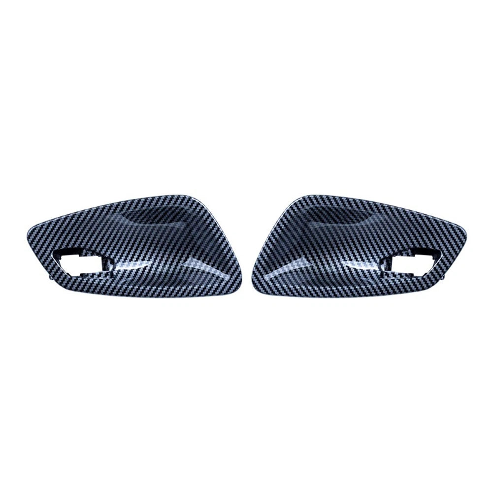2X Interior Door Handle Shell Cover for BMW 3 Series E90 (2005–2012) ABS Carbon Fiber