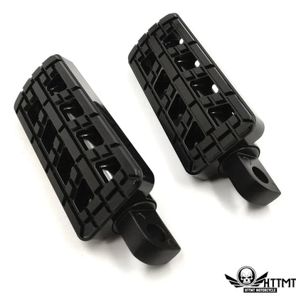 Dominator Black Highway Footpegs for Harley Dyna FXD FXDL (1991–2016)