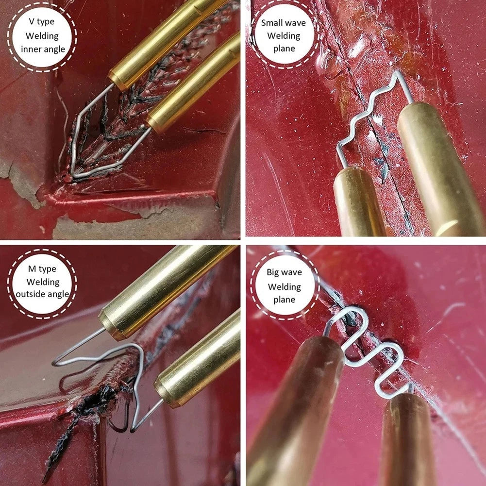 800x Pre-Cut Hot Staples for Car Bumper Plastic Welding Repair Kit