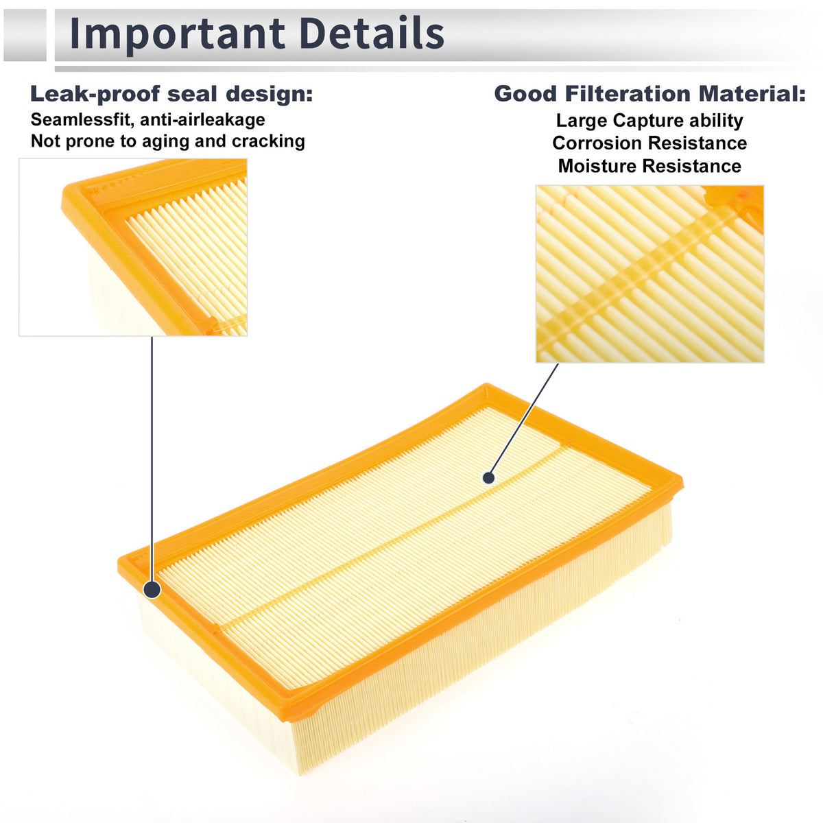 Engine Air Filter Replacement for Volkswagen Transporter T5 (2003–2015)