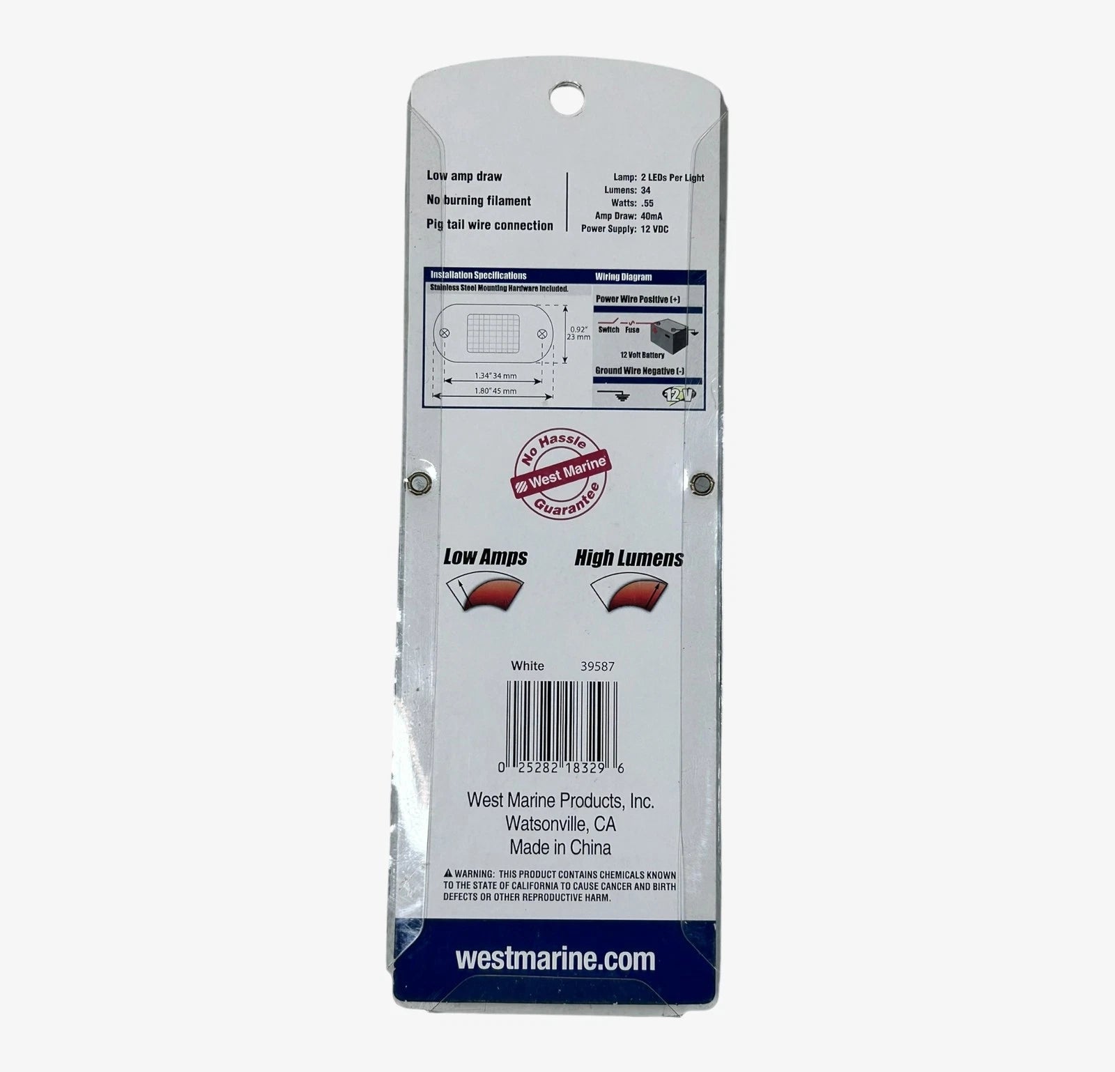 White LED Accent Light for West Marine (17990326)