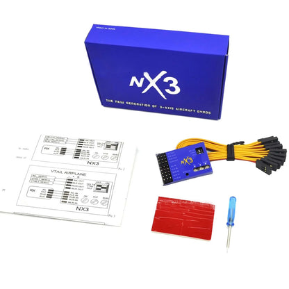 NX3 3D Fixed-wing Gyro Flight Controller for RC Airplane