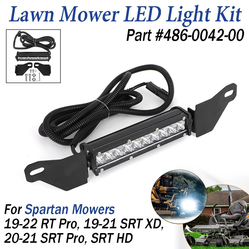 LED Light Bar w/ Bracket Hardware Kit for Spartan Mowers (486-0052-00)