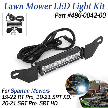 LED Light Bar w/ Bracket Hardware Kit for Spartan Mowers (486-0052-00)