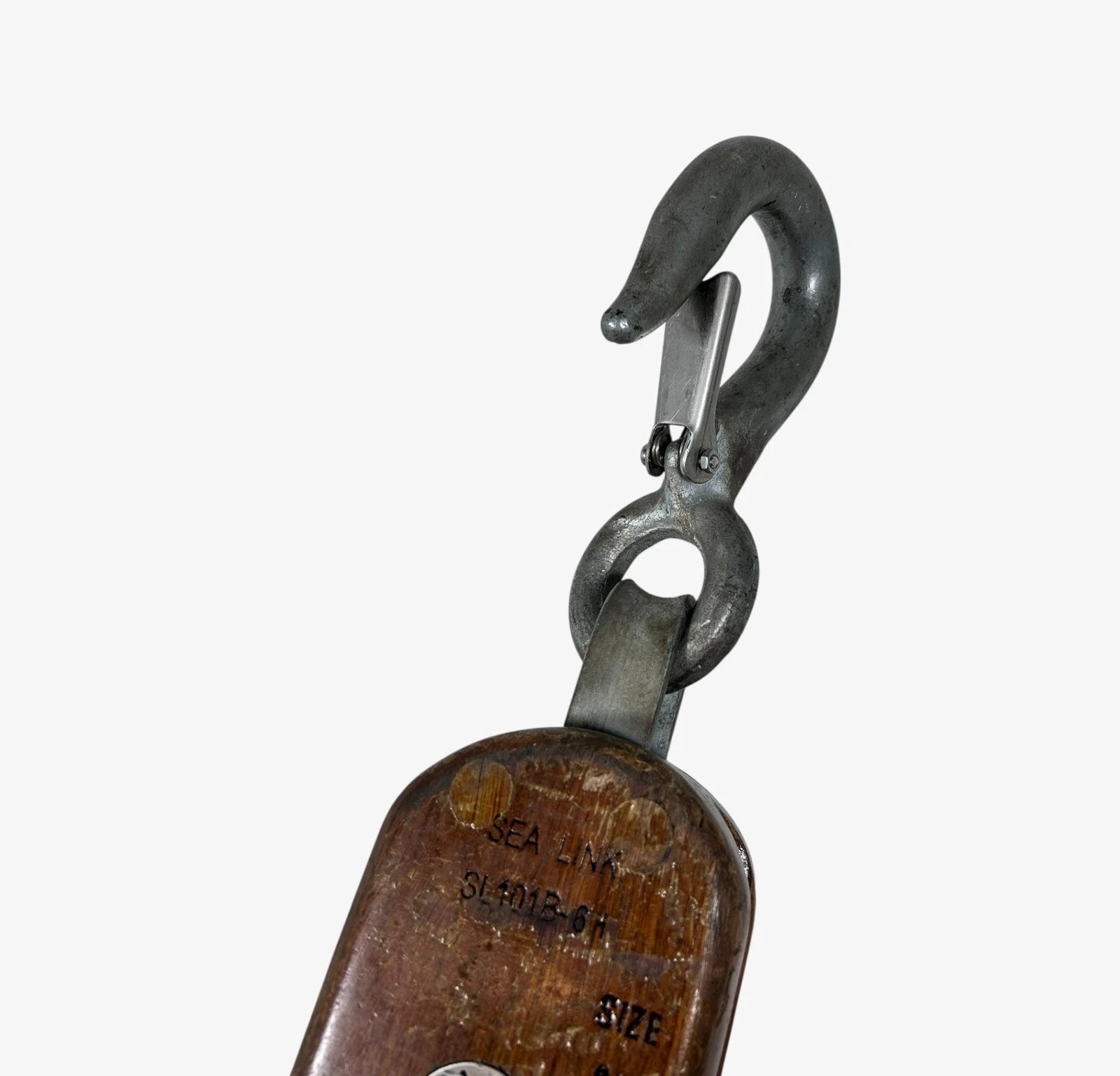 Single Sheave Block w/ Fixed Hook for Sea Link SL101B-6H (1800 Lbs)