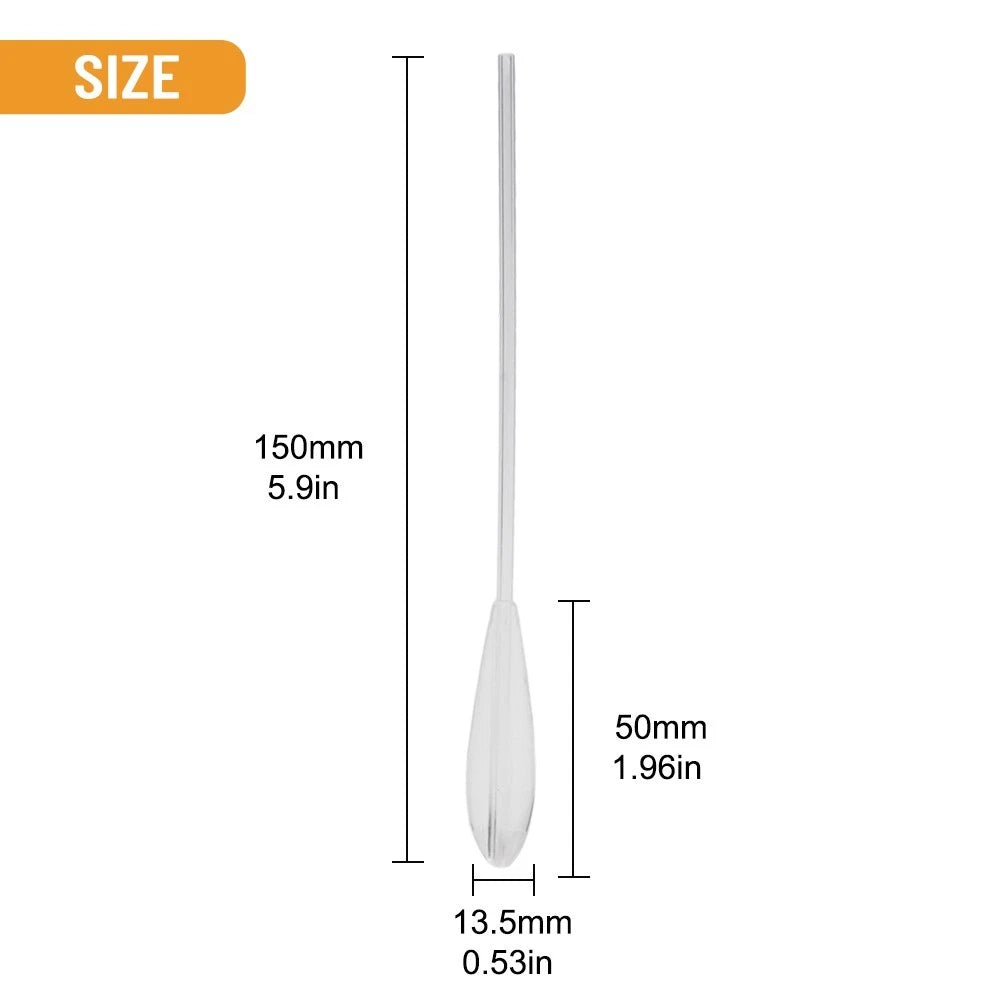 Clear Casting Bobbers for Fly Fishing (Acrylic Material)