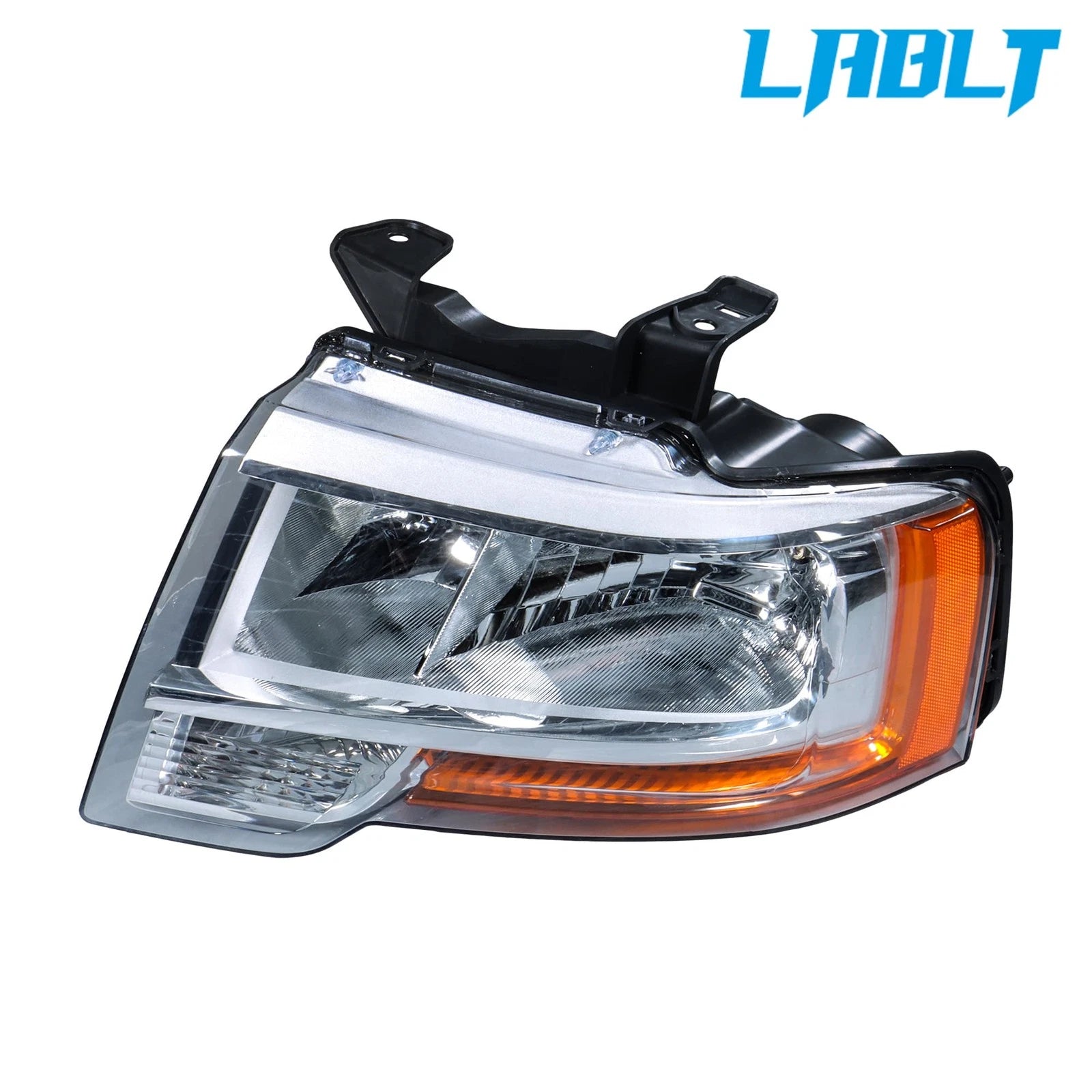 Left Side Headlight Chrome W/O Lens Halogen for Ford Expedition (2015–2017)