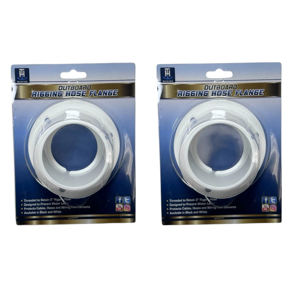 2X Outboard Rigging Hose Flange for TH Marine RF-2-DP