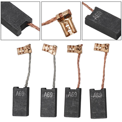Set of 4 Carbon Brushes for Bosch Power Tools