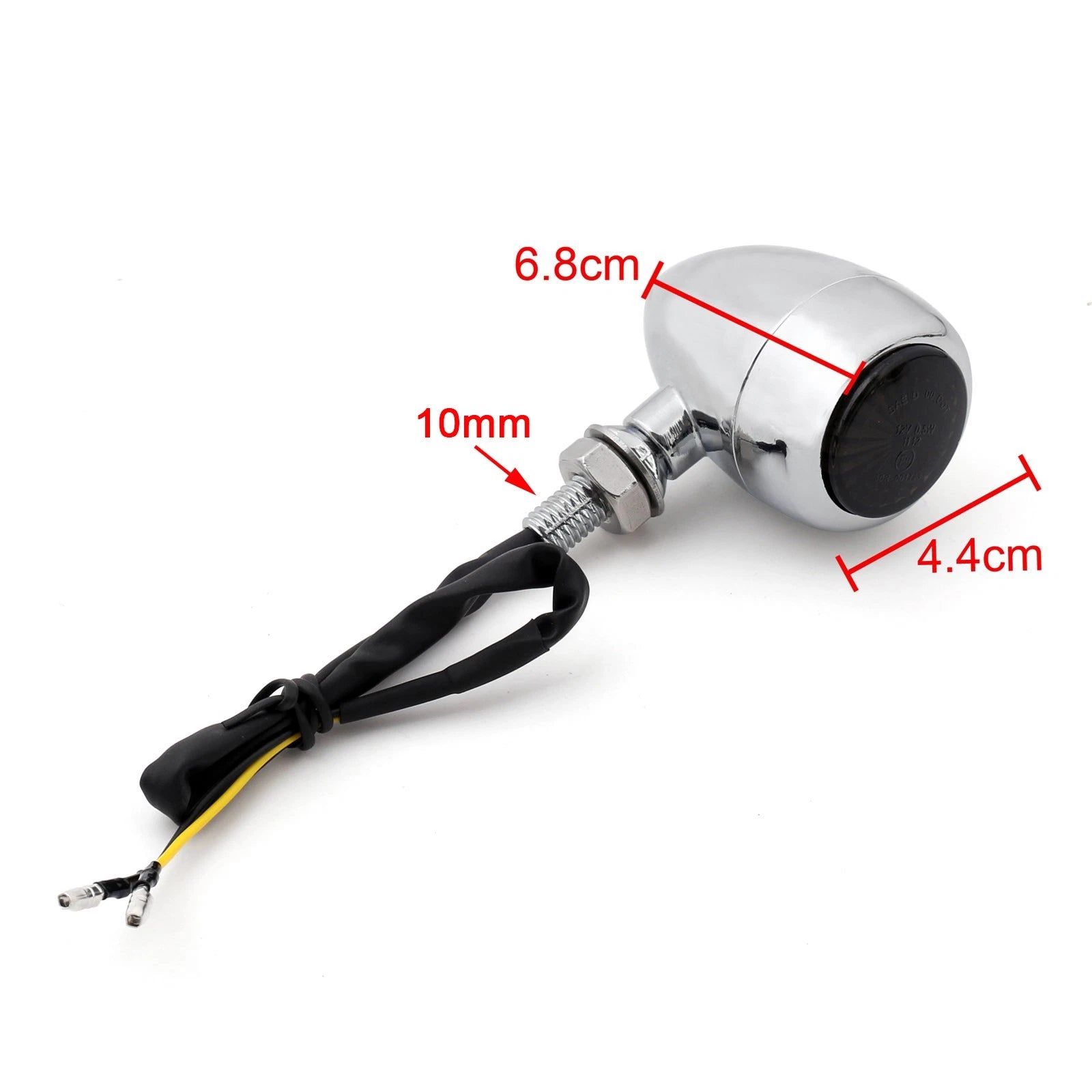 Bullet Turn Signals for Chopper Cafe Racer (Chrome)