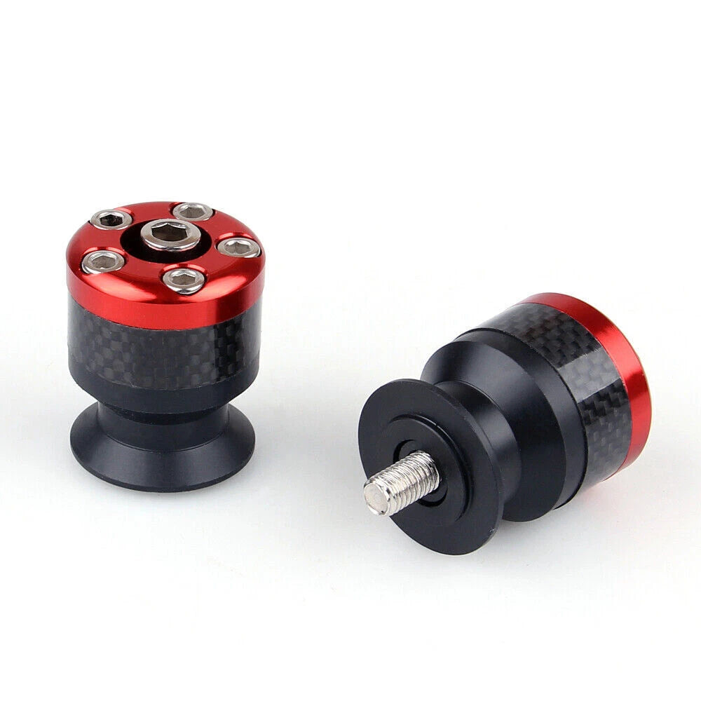 CNC Carbon Fiber 8mm Swingarm Sliders Spools for Honda CBR 250 600 1000 (T9)