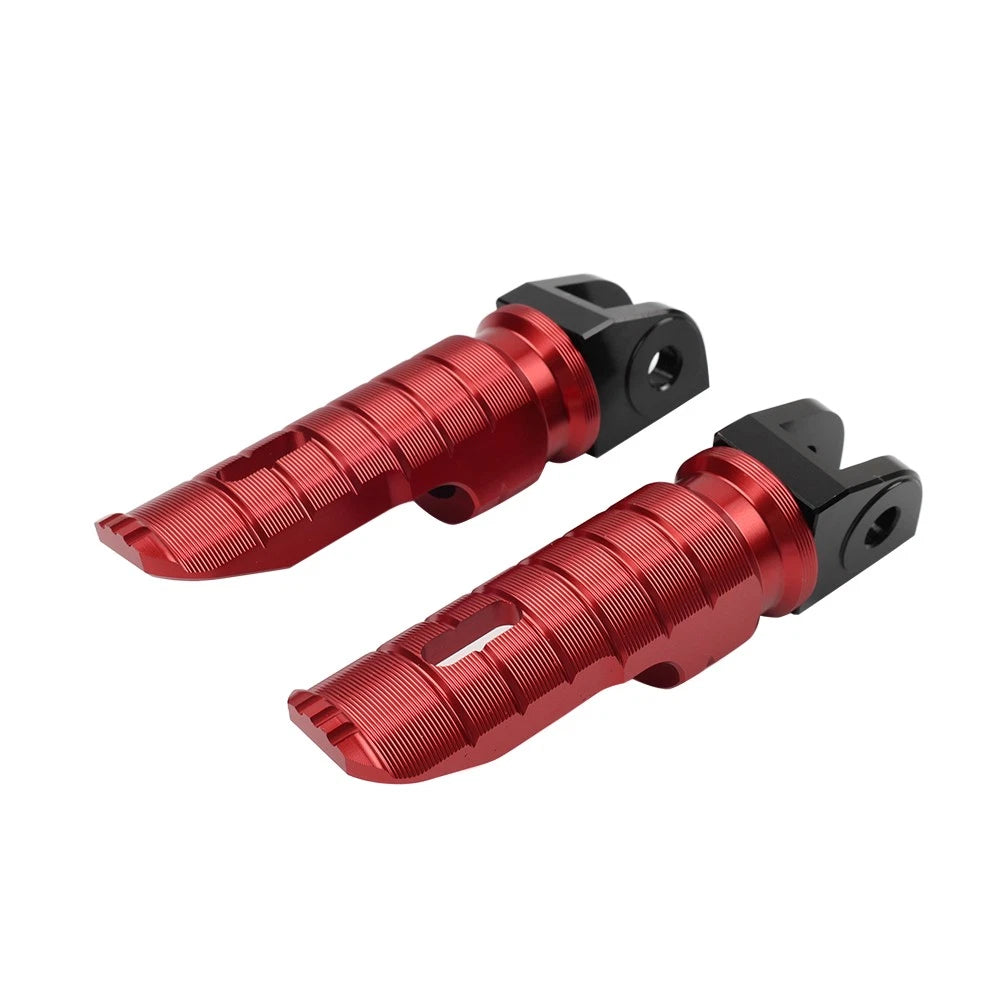 Red Front Foot Pegs for Ducati Panigale 1199 (2012–2014), 1299 (2015–2017), V2, V4
