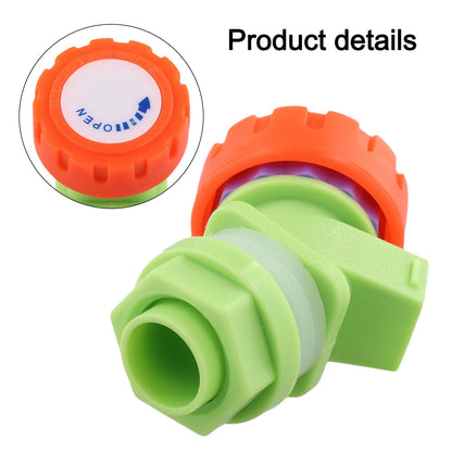 Leak Proof Plastic Knob Faucet for Juice Bottles and Water Containers