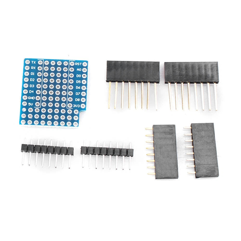 Prototype Breadboard Expansion Shield for D1 Mini (2016–2023)