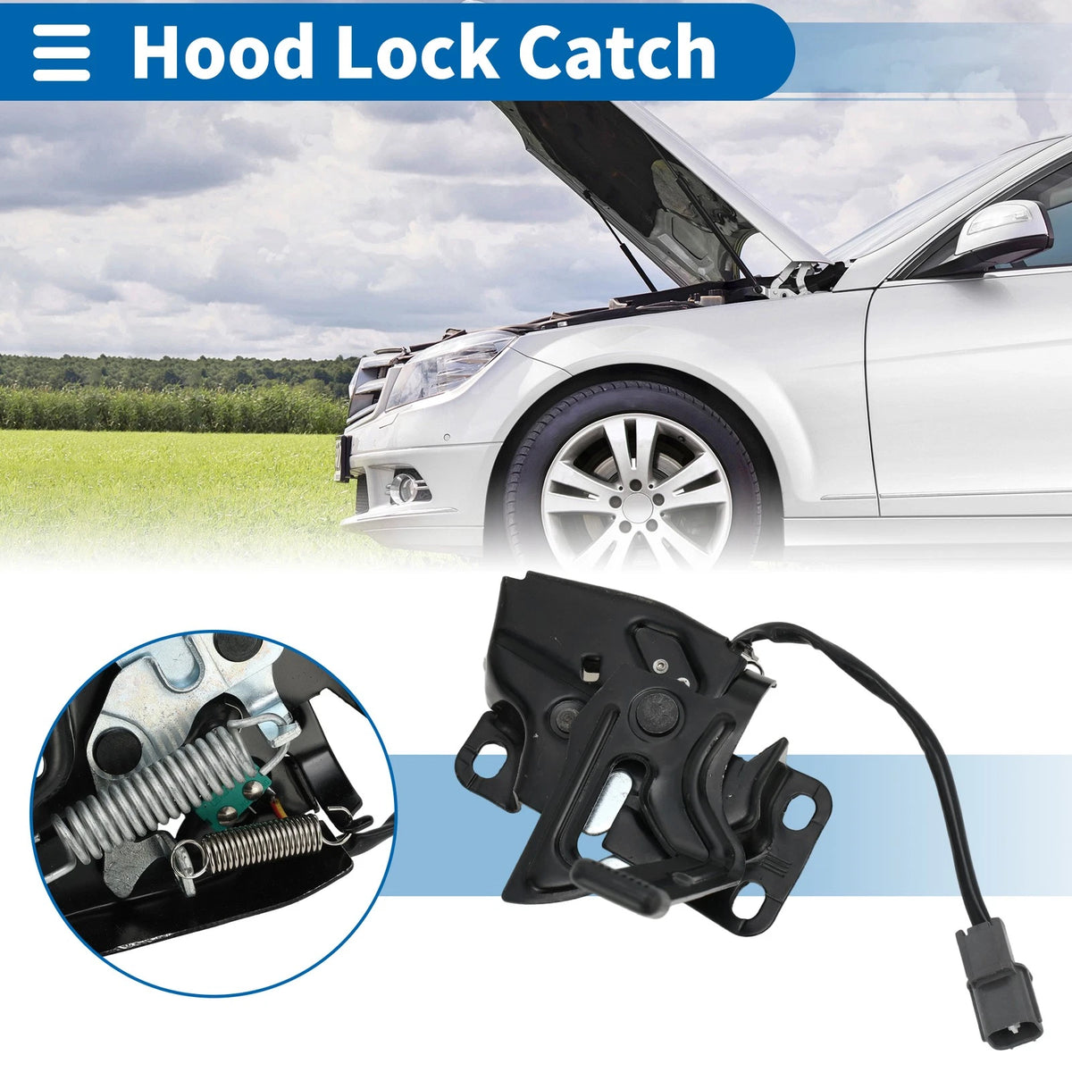 Hood Latch Assembly for Acura RSX (2002–2006) No. 74120S6M506