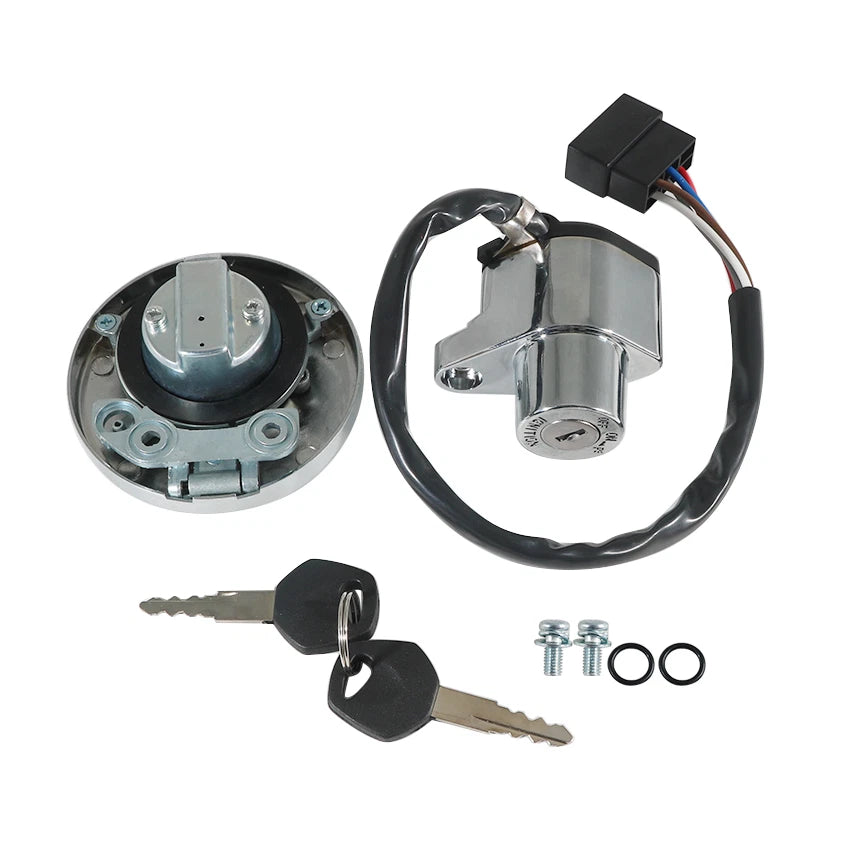 Fuel Gas Cap Ignition Switch Lock for Kawasaki VN800 Vulcan 800 (1996–2001)